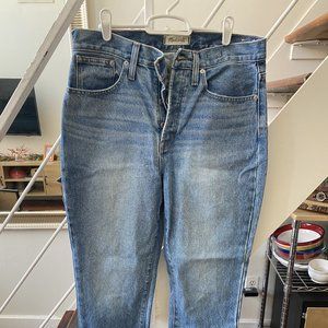 Barely worn Madewell perfect vintage jeans size 29